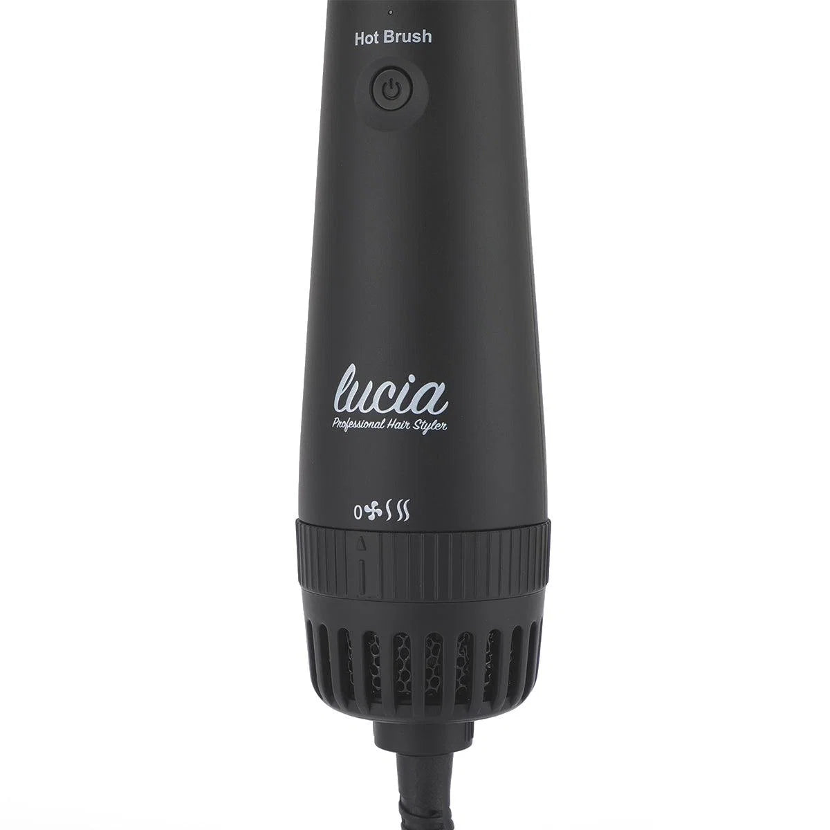 LUCIA 2 in 1 STYLING BRUSH - BLACK