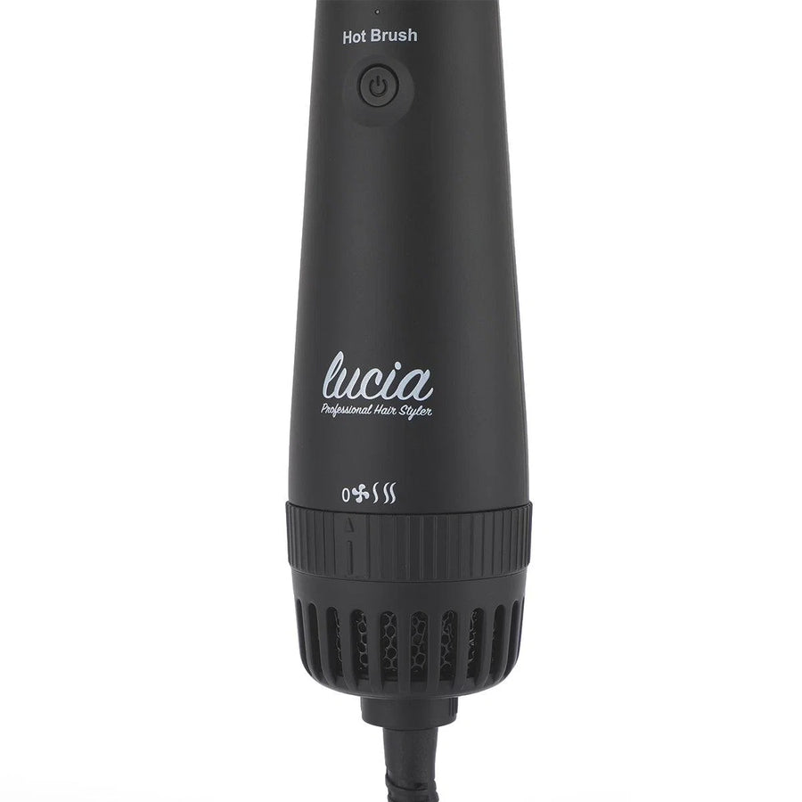 lucia 2 in 1 styling brush black