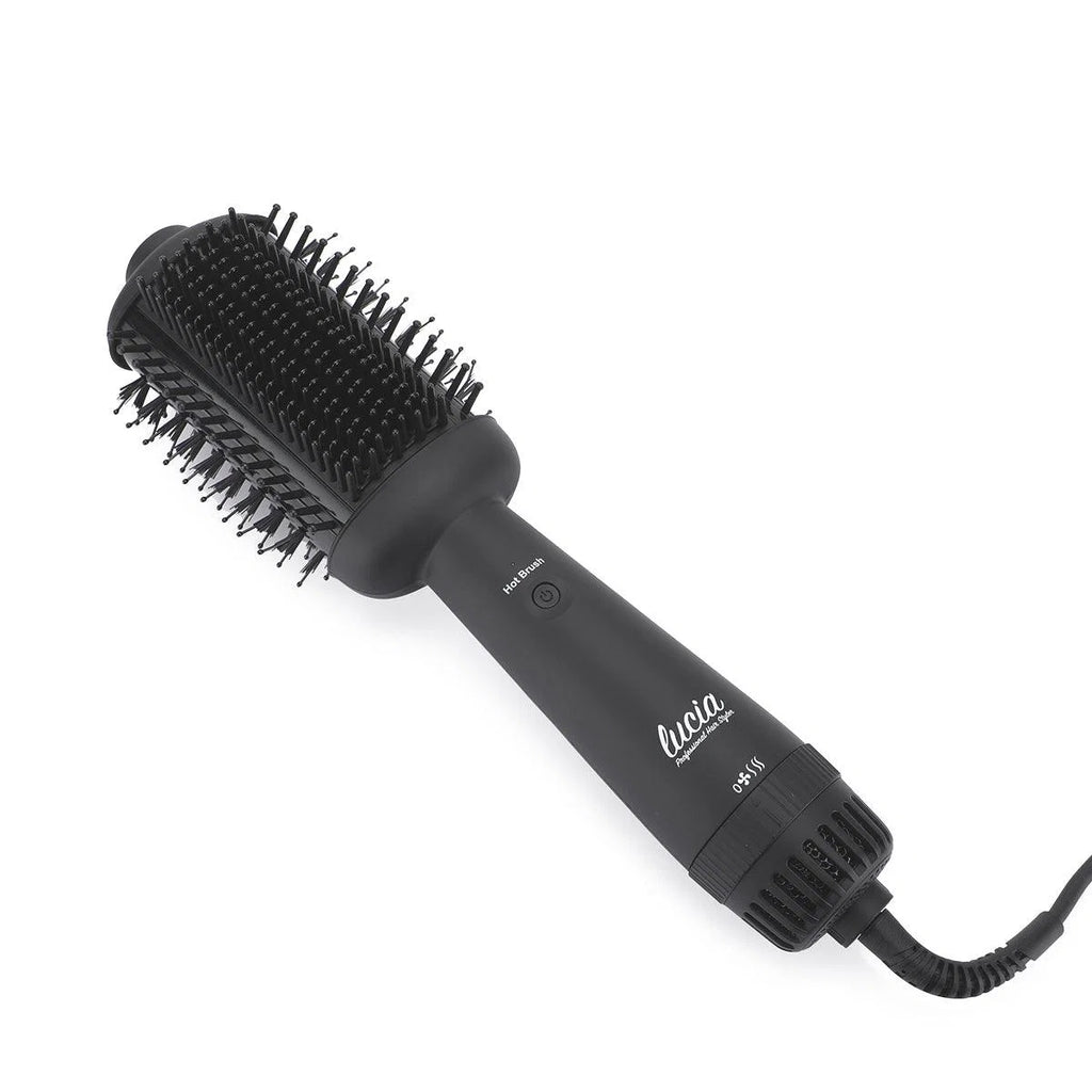 LUCIA 2 in 1 STYLING BRUSH - BLACK