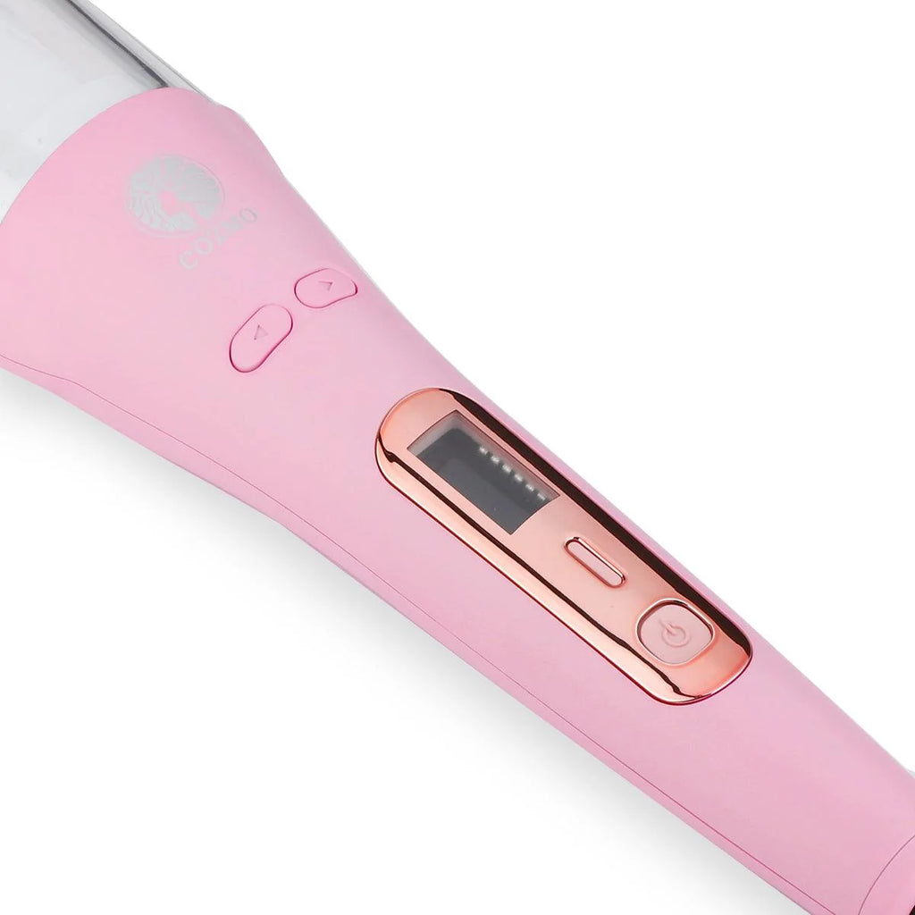 cozmo automatic hair curler pastal pink