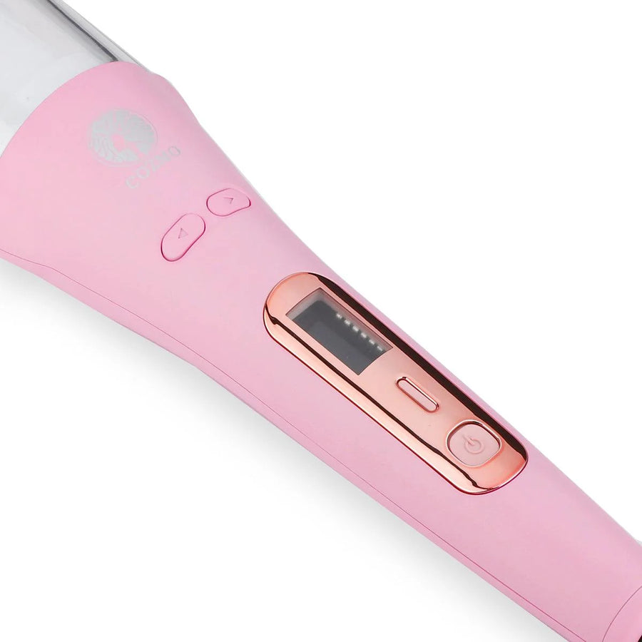 cozmo automatic hair curler pastal pink
