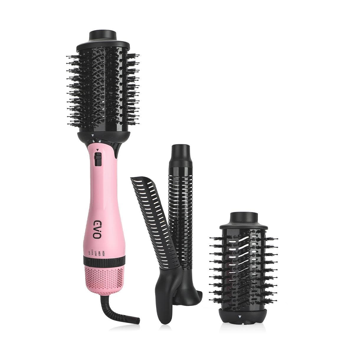 EVO INTERCHANGEABLE 3 in 1 HAIR BRUSH - PASTAL PINK