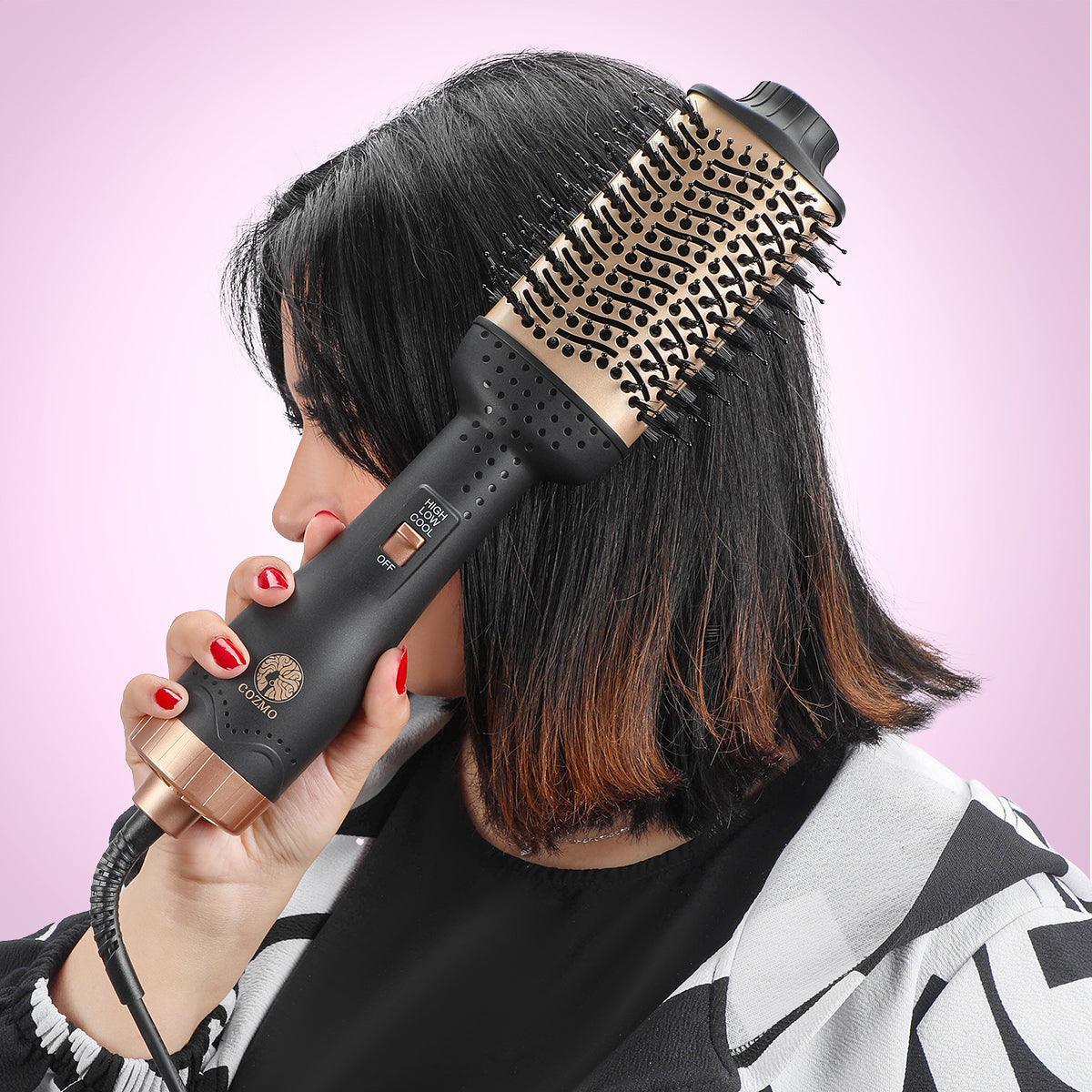 COZMO HAIR DRYER BRUSH - BLACK