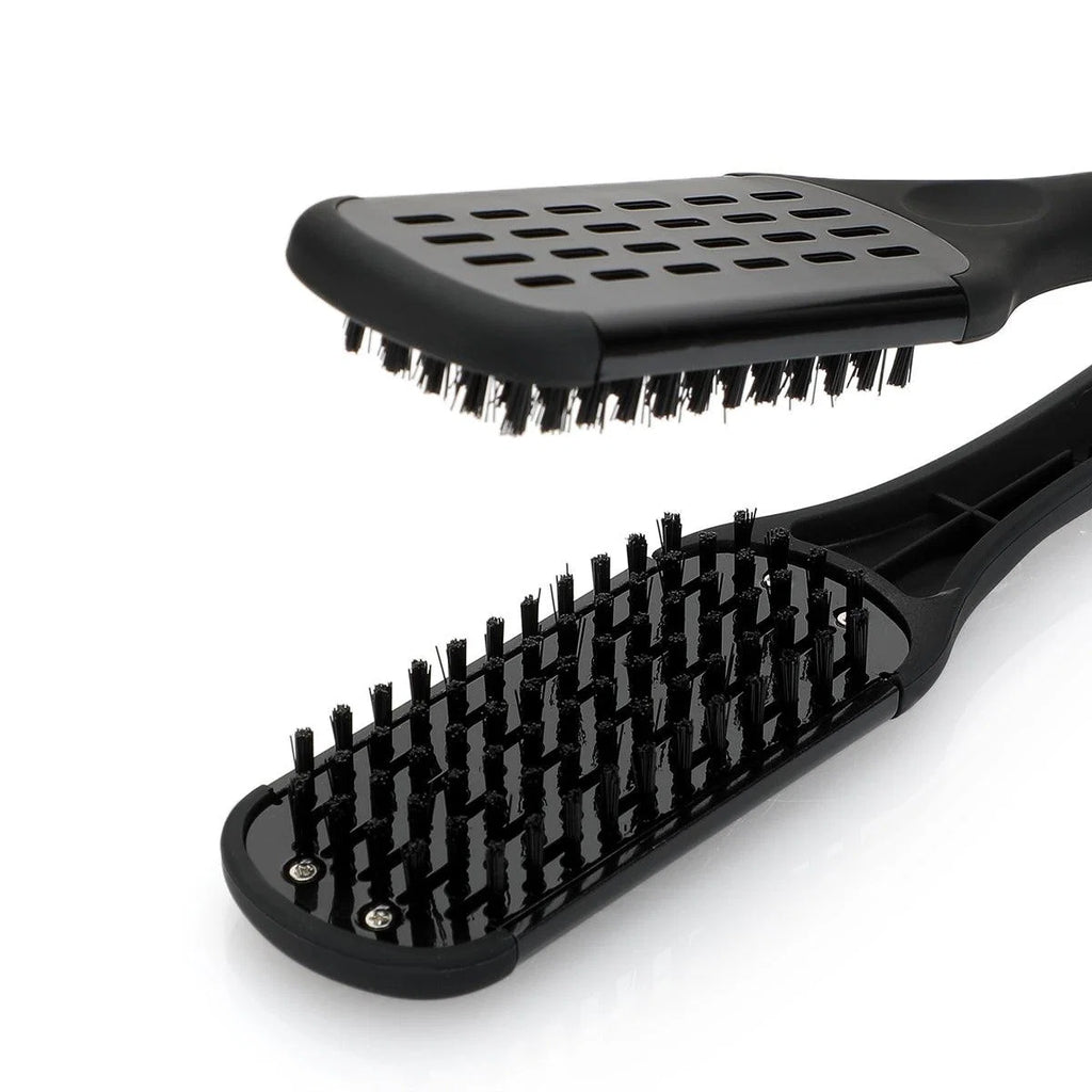 COZMO PLASTIC HAIR STRAIGHTENER BRUSH