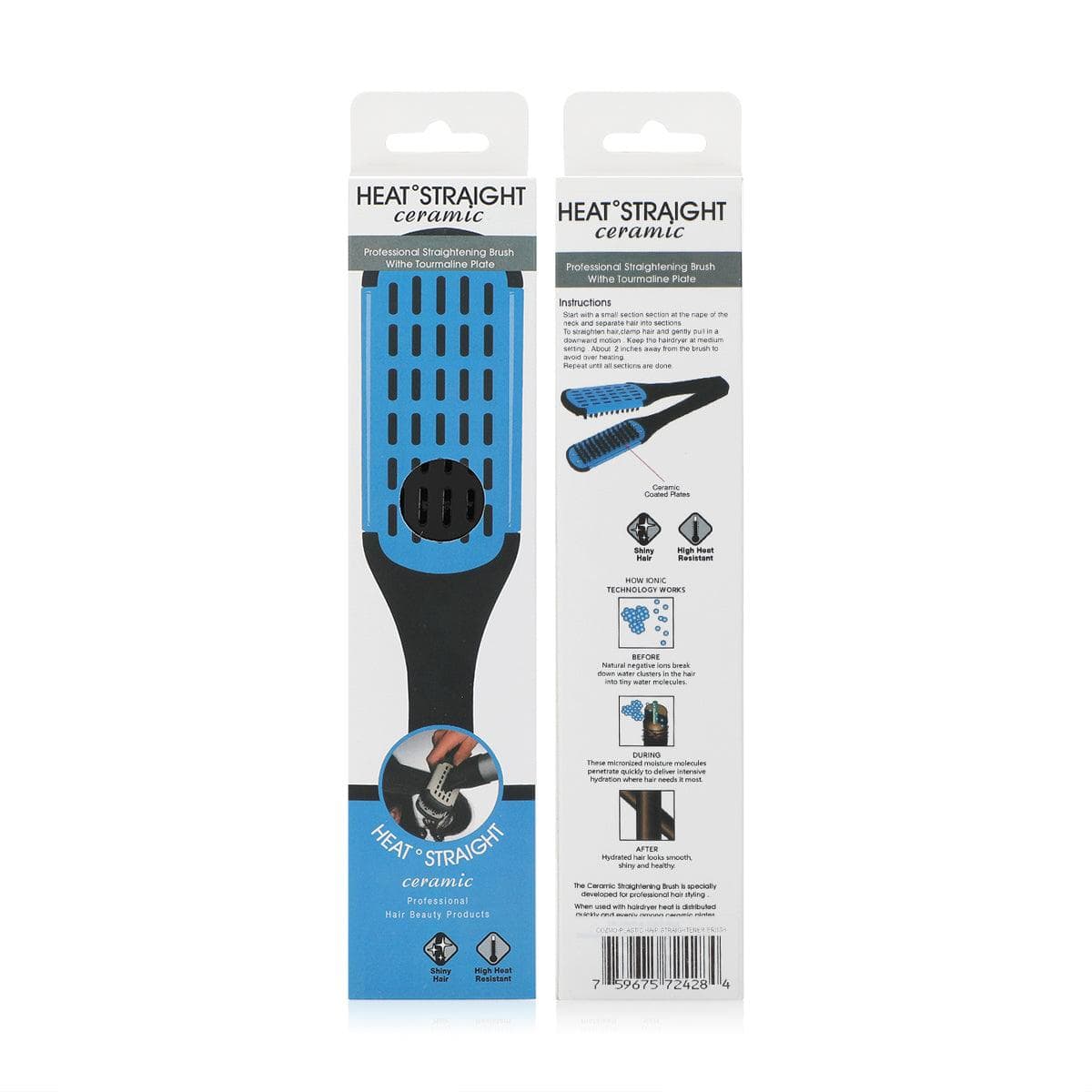 COZMO PLASTIC HAIR STRAIGHTENER BRUSH
