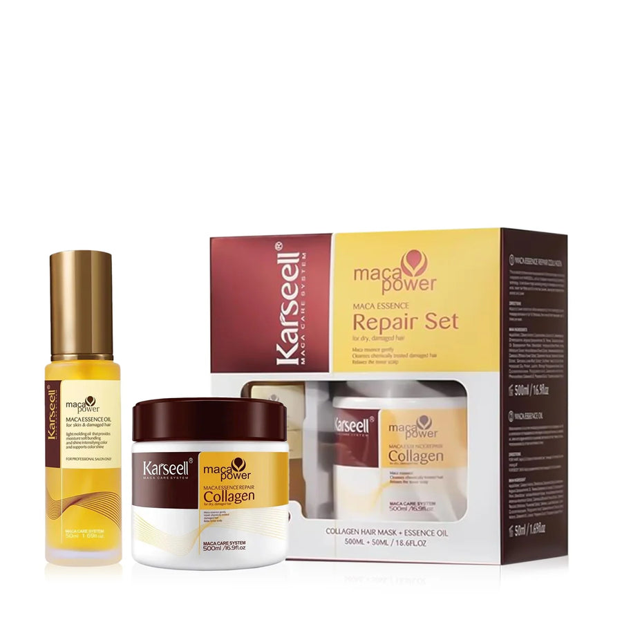 karseell maca essence repair collagen damage hair and maca essence oil 50ml