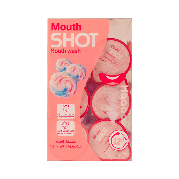 منتج مميز Mouth Shot Advanced Mouthwash Capsules Cotton كاندي Flavor 20 Capsules - 15 مل