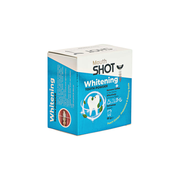 بودرة مكياج Mouth Shot Peach Teeth Whitening Powder - 50 جم