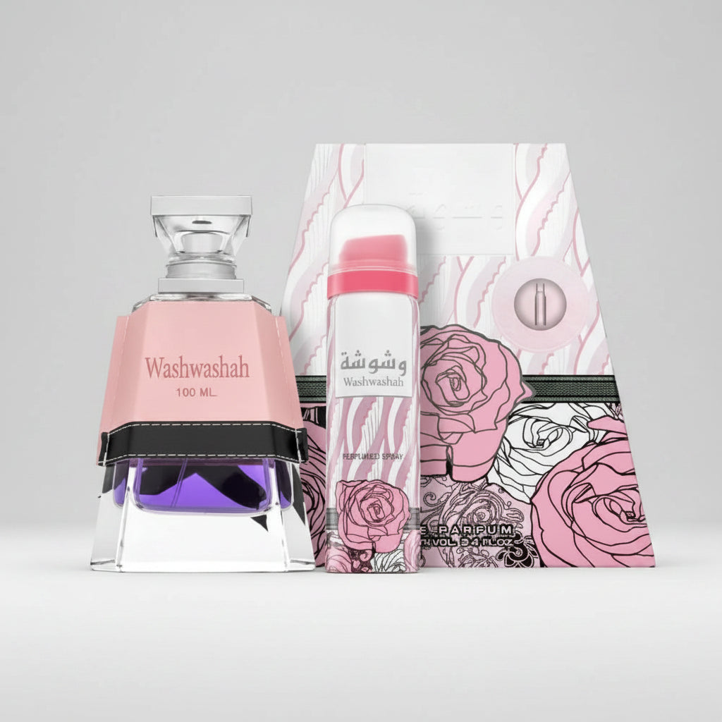 عطر واش واشا او دي بي 100 مل + مزيل عرق (لطافة)