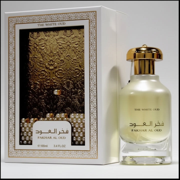 عطر فاخر Fakhar Al Oud The وايت Oud (A/Zafaran) - ماء عطر - 100 مل