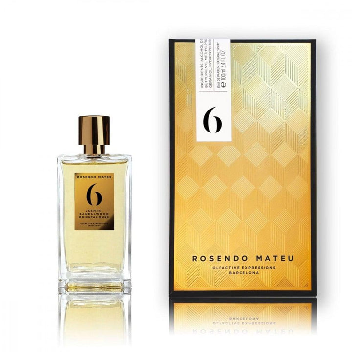 عطر فاخر Rosendo Mateu No 6 Jasmin, Sandalwood, Oriental Musk - للجنسين - ماء عطر - 100 مل