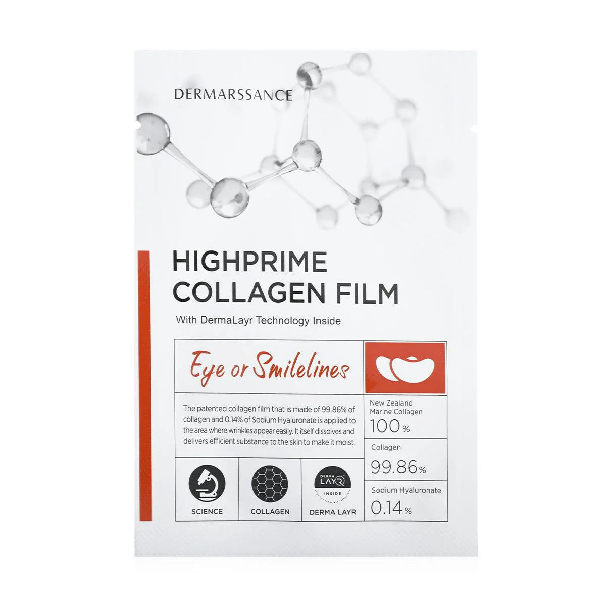 dermarssance highprime collagen flim eye 5pcs
