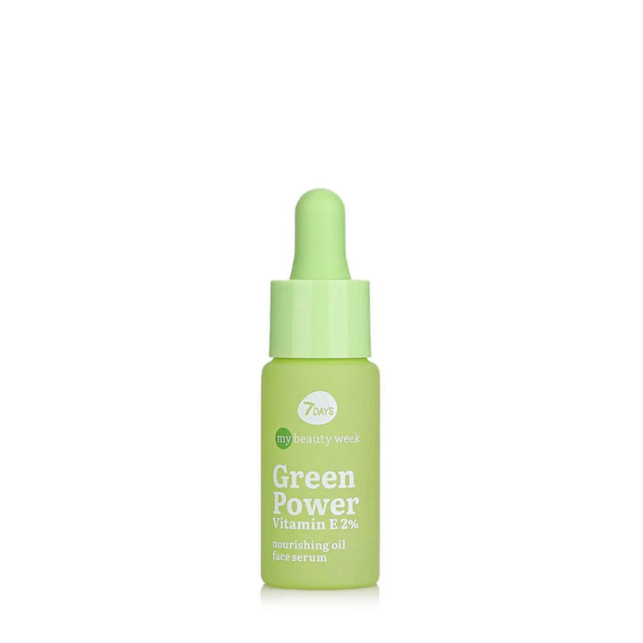 سيروم عناية بالبشرة 7days My Beauty Week Green Power Vitamin E 2 Nourishing زيت الوجه سيروم - 20 مل