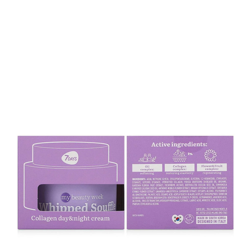 7days my beauty week whipped souffle collagen day night cream 50 ml