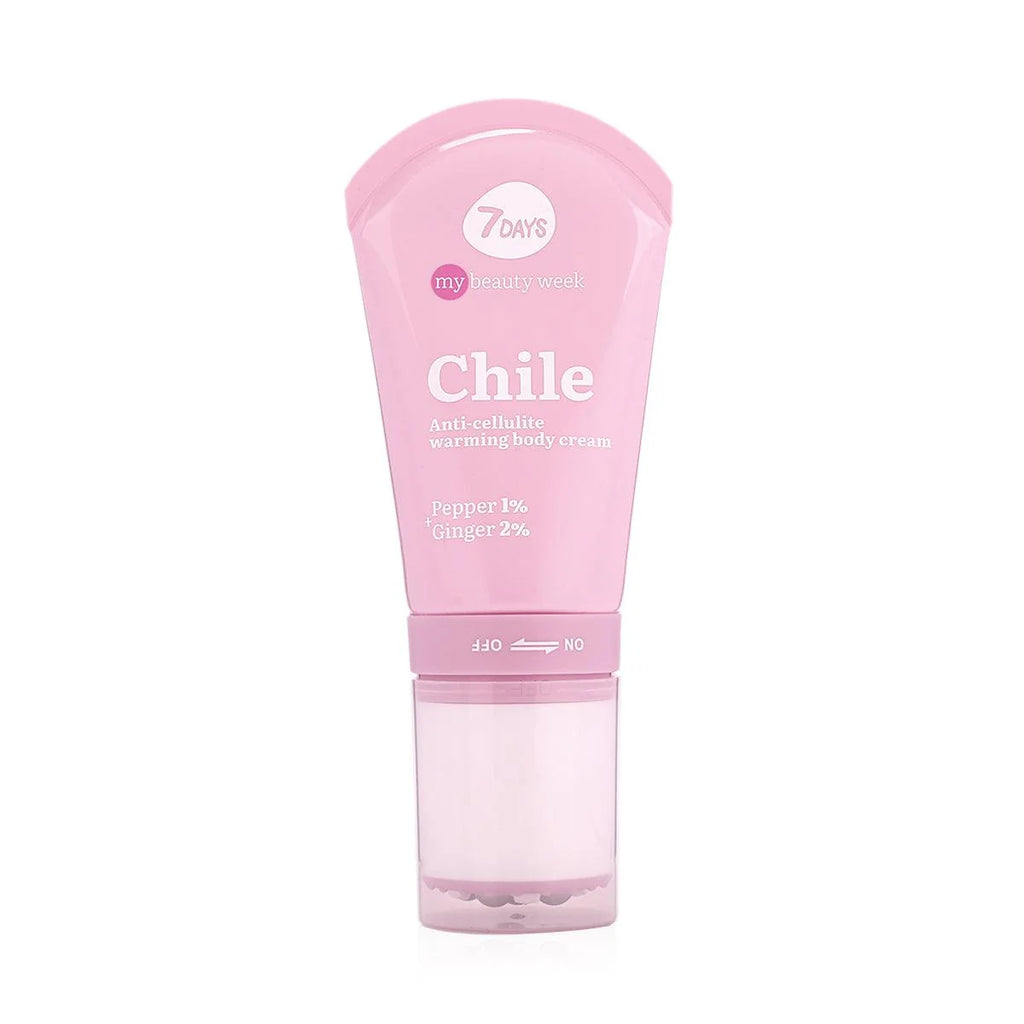 7days my beauty week chile anti cellulite warming body cream pepper 1 ginger 2 130 ml