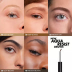 Make Up Forever Aqua Resist Brow Fixer 24h Waterproof Micro Brush Tinted Gel #20 ( Deep Blonde) -3.5