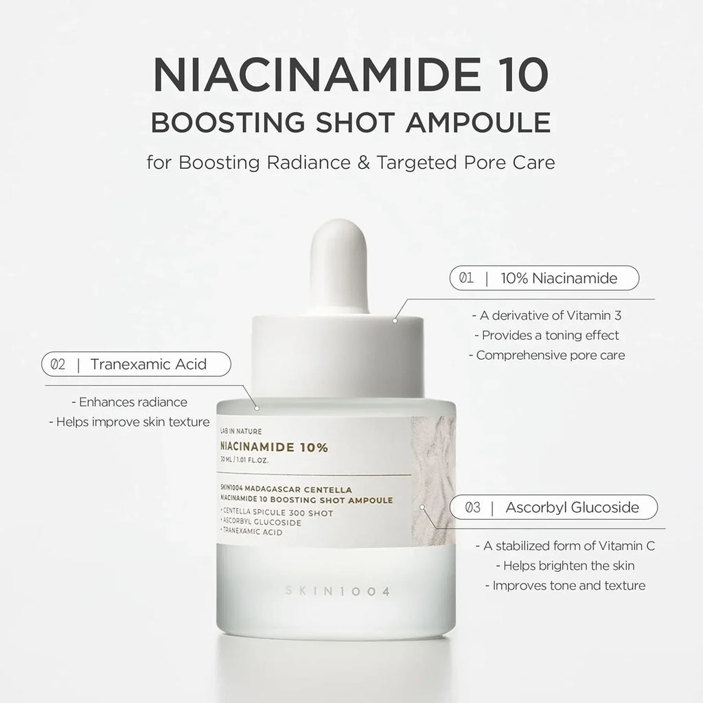 Centella Niacinamide 10% Boosting Shot Ampoule 30 ml