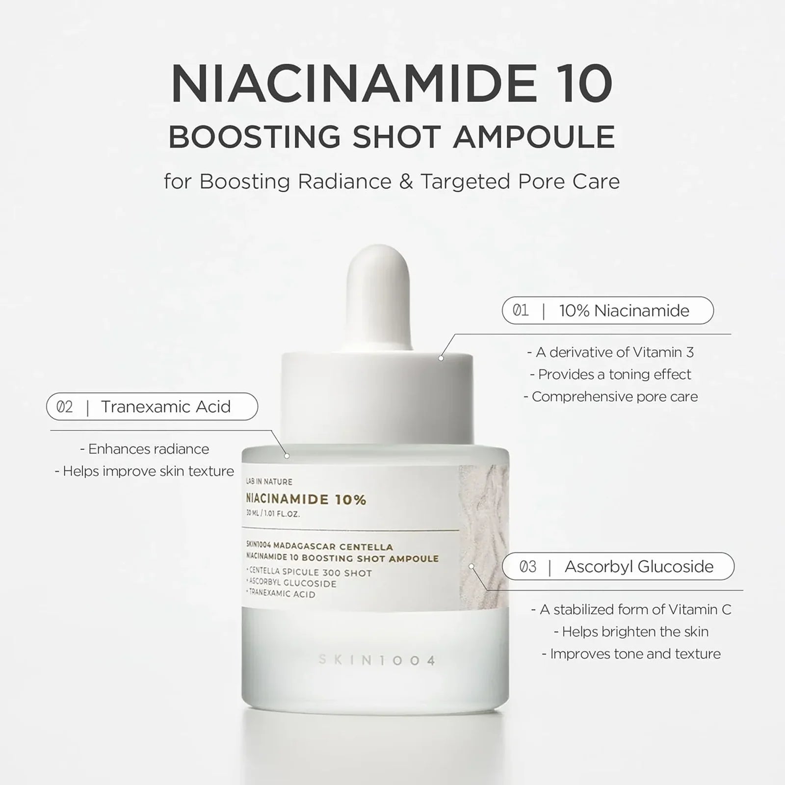 Centella Niacinamide 10% Boosting Shot Ampoule 30 ml