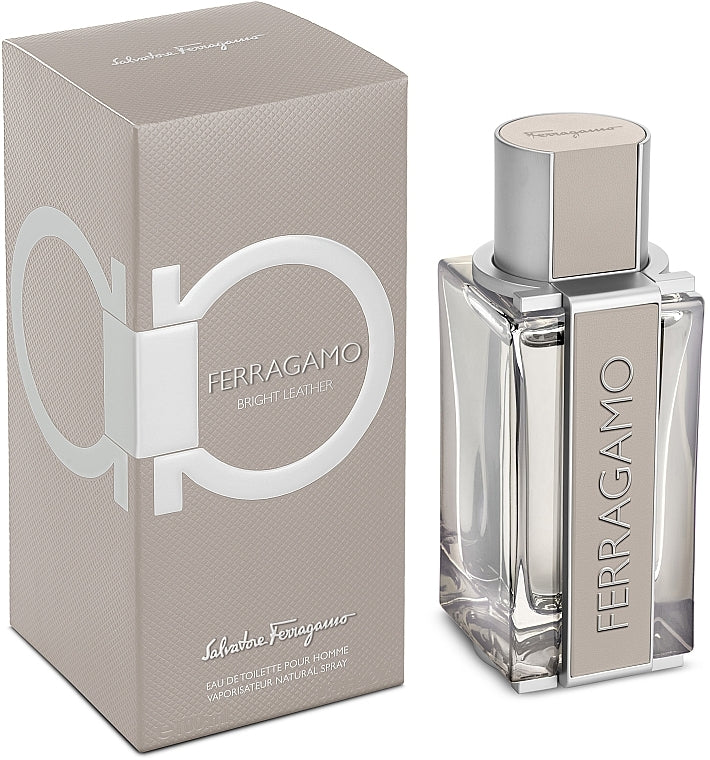 عطر فاخر Salvatore Ferragamo Bright ليذر - للرجال - ماء تواليت - 100 مل
