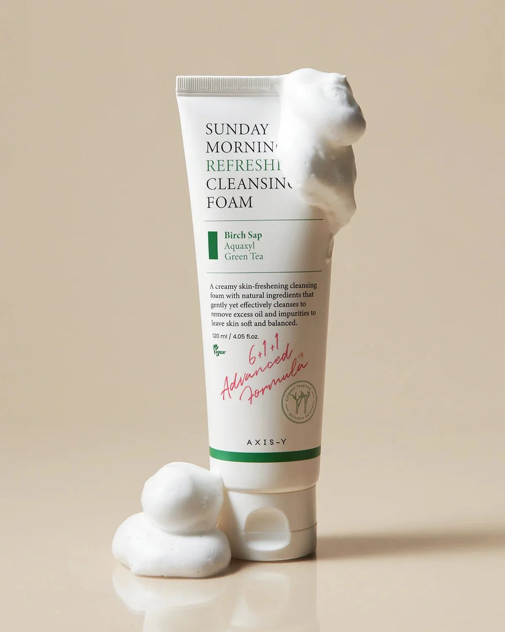 Axis-Y Sunday Morning Refreshing Cleansing Foam 120 ml