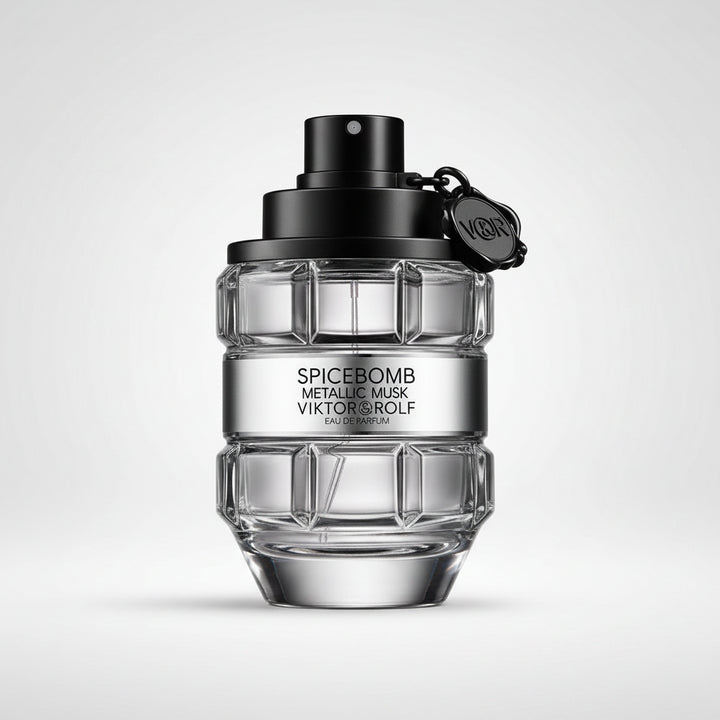 عطر فاخر V R Spice Bomb Metalic Musk - ماء عطر - 90 مل