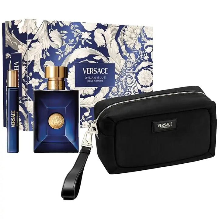 عطر فاخر فرزاتشي Dylan بلو Cof (Edt +edt Travel Spy+blk Trousse) - للرجال - 100 مل