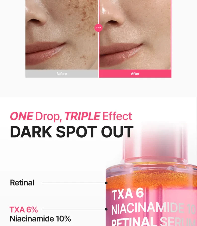 سيروم Purito TXA 6 Niacinamide 10 Retinal بحجم 30 مل