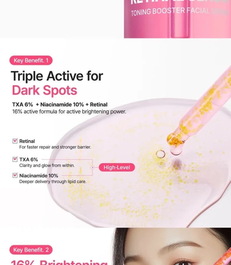 سيروم Purito TXA 6 Niacinamide 10 Retinal بحجم 30 مل