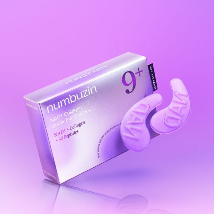 Numbuzin 9 + NAD + لصقات كولاجين لمنطقة تحت العين 5 قطع 8 جم