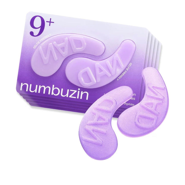 Numbuzin 9 + NAD + لصقات كولاجين لمنطقة تحت العين 5 قطع 8 جم