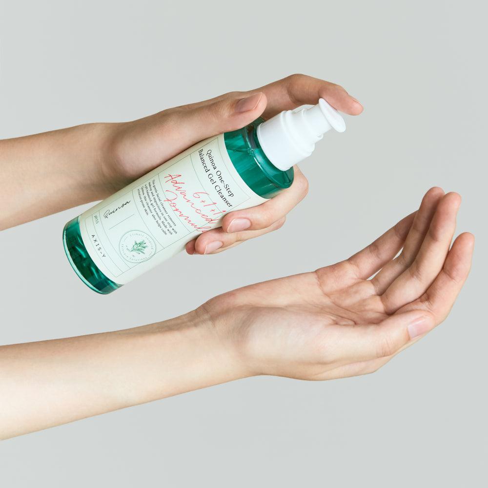 axis y quinoa one step balanced gel cleanser 180ml