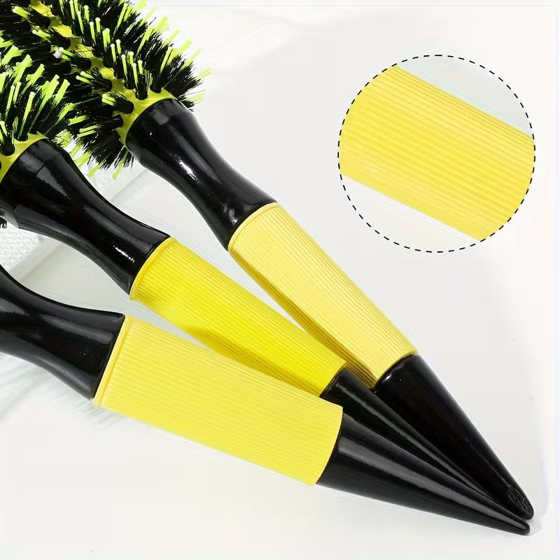 hair pro hair plastic roller brush yellow xlarge