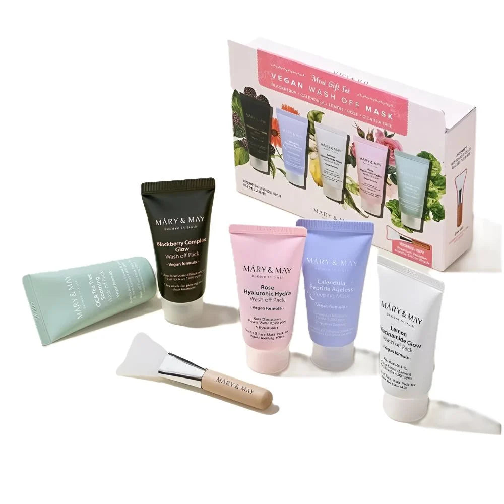 Mary & May Mini Gift Set Vegan Wash Off Mask