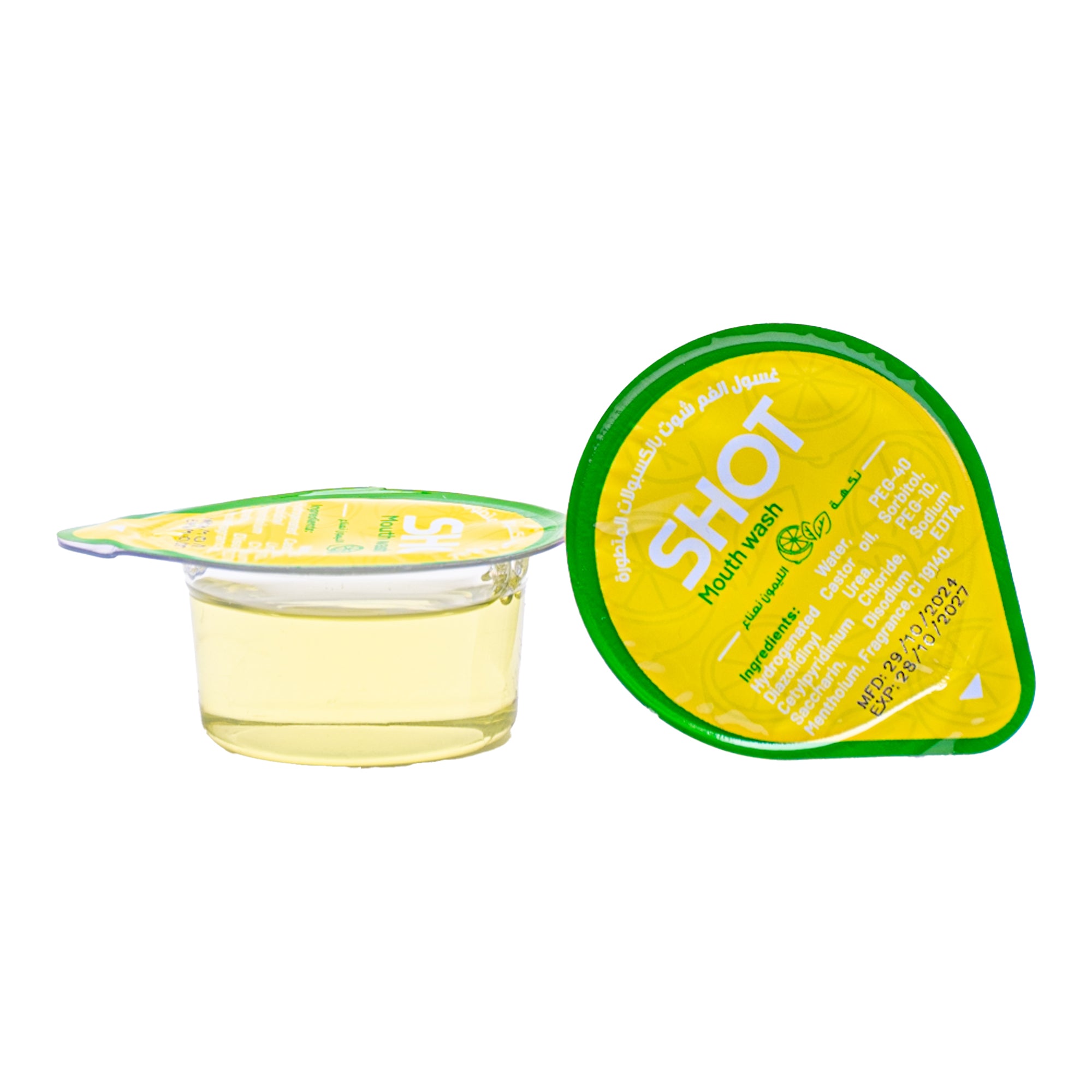 Shot Mouth Wash Capsules With Lemon And Mint Flavor - 20 Capsules