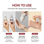 Dr.melaxin Peel Shot Glow White Rice Serum 3x 30 مل