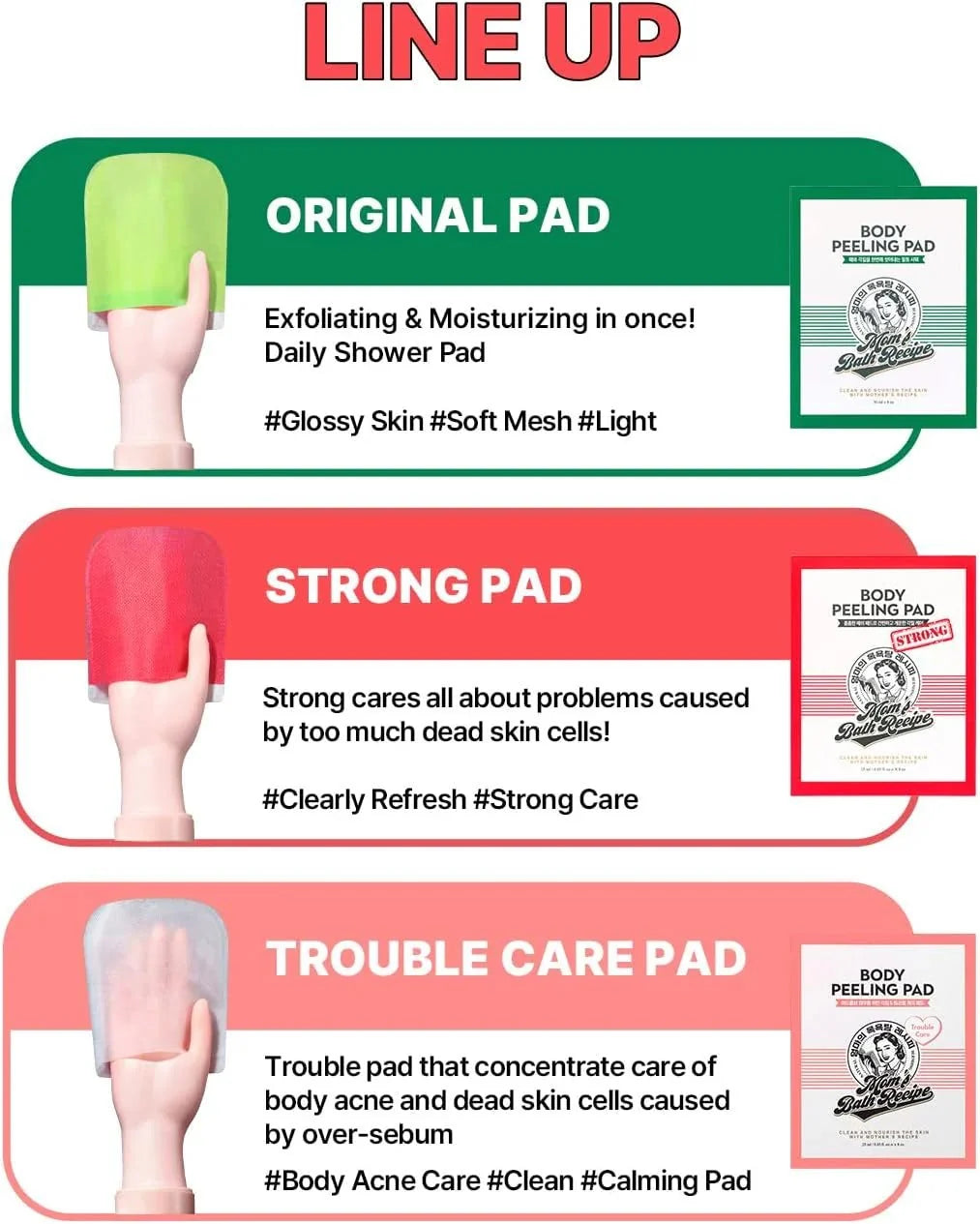 Body Peeling Pad Strong Mask