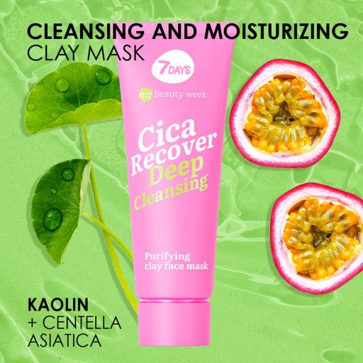 7days my beauty week purifying clay face mask cica recover 80 ml