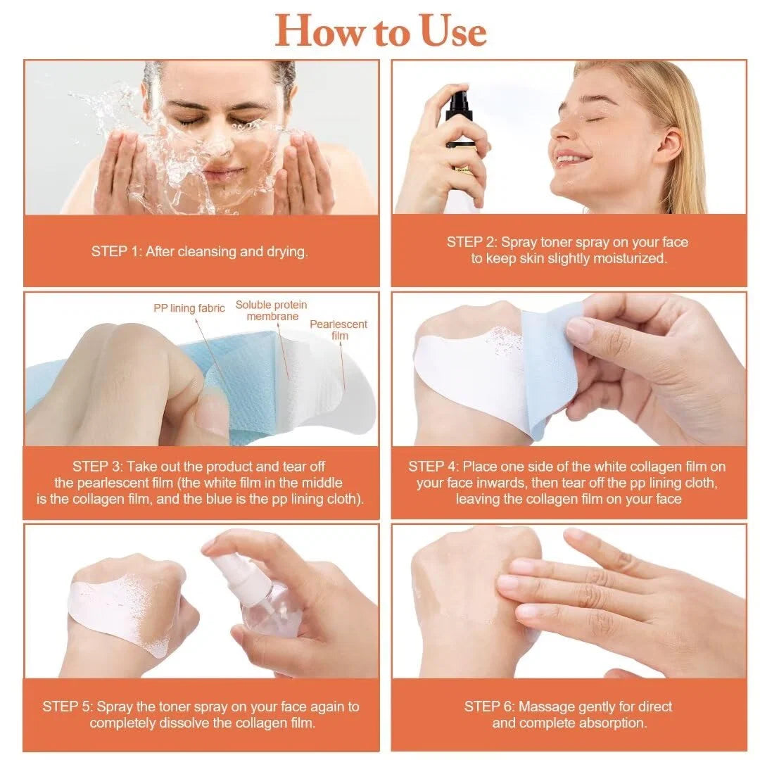 dermarssance highprime collagen flim forehead 5pcs