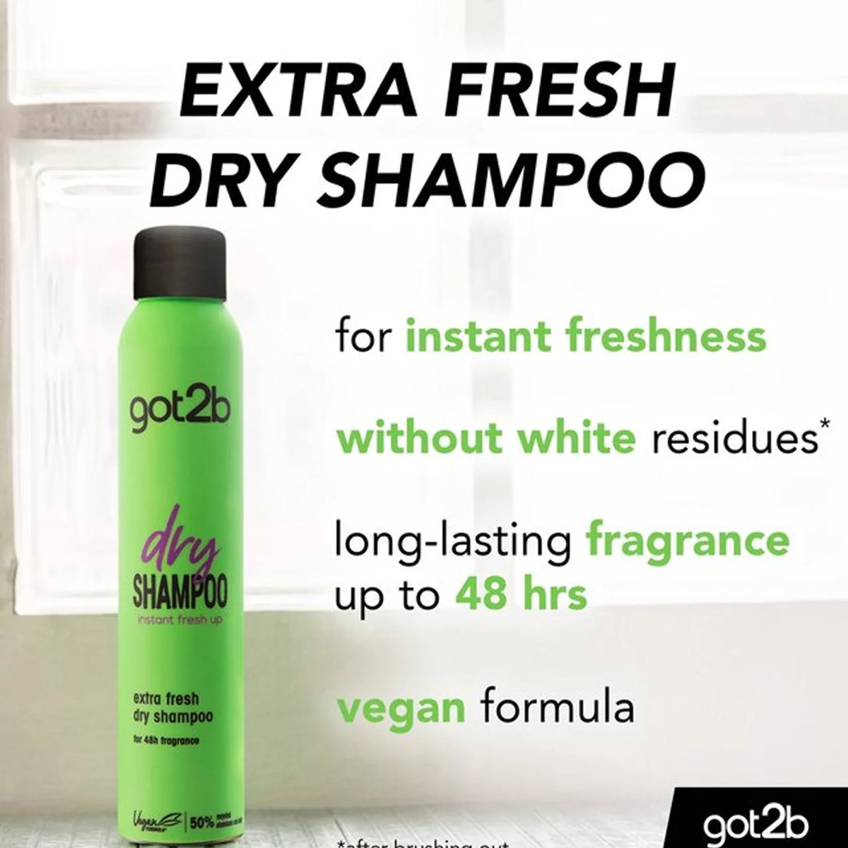 Got2b Dry Shampoo Extra Fresh Apple & Sandalwood 200 Ml