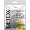 7days detox sos sheet face mask soothing complex 25 g