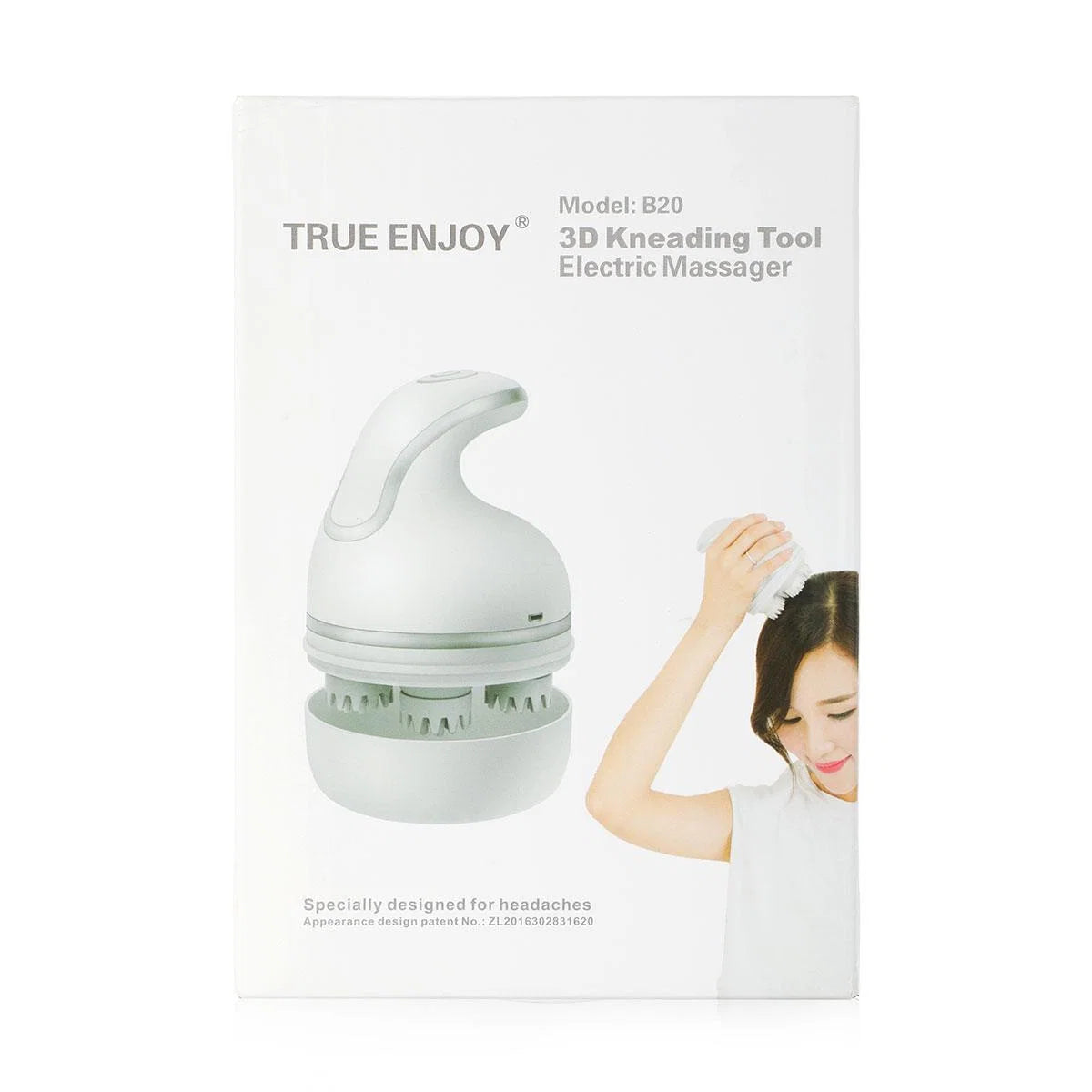 true enjoy the scalp massager blue