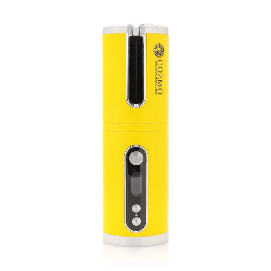 cozmo portable automatic hair curler yellow