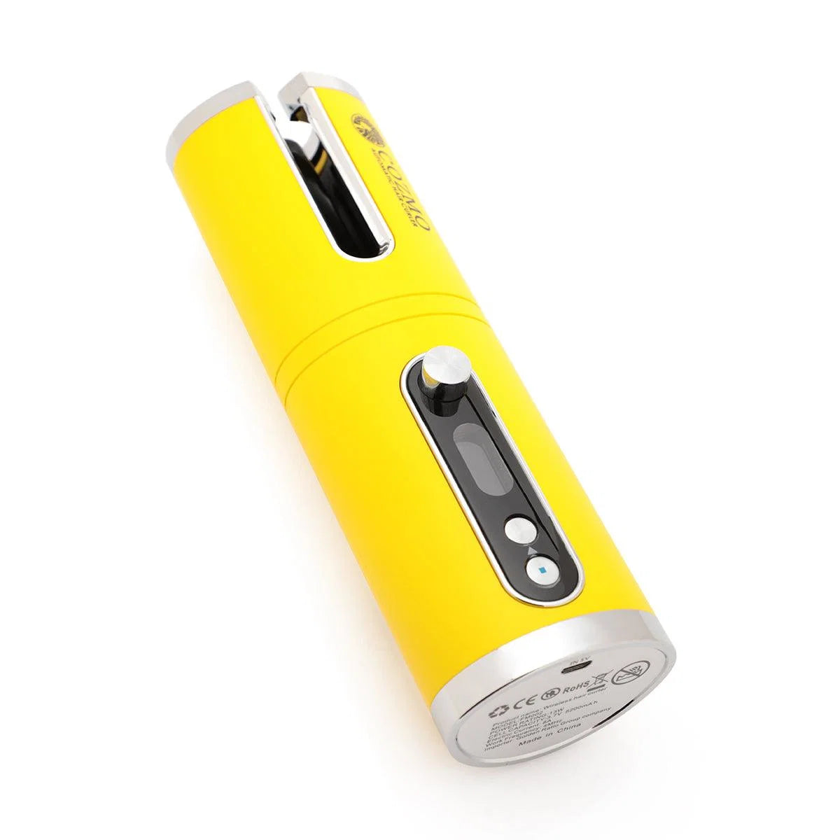 cozmo portable automatic hair curler yellow