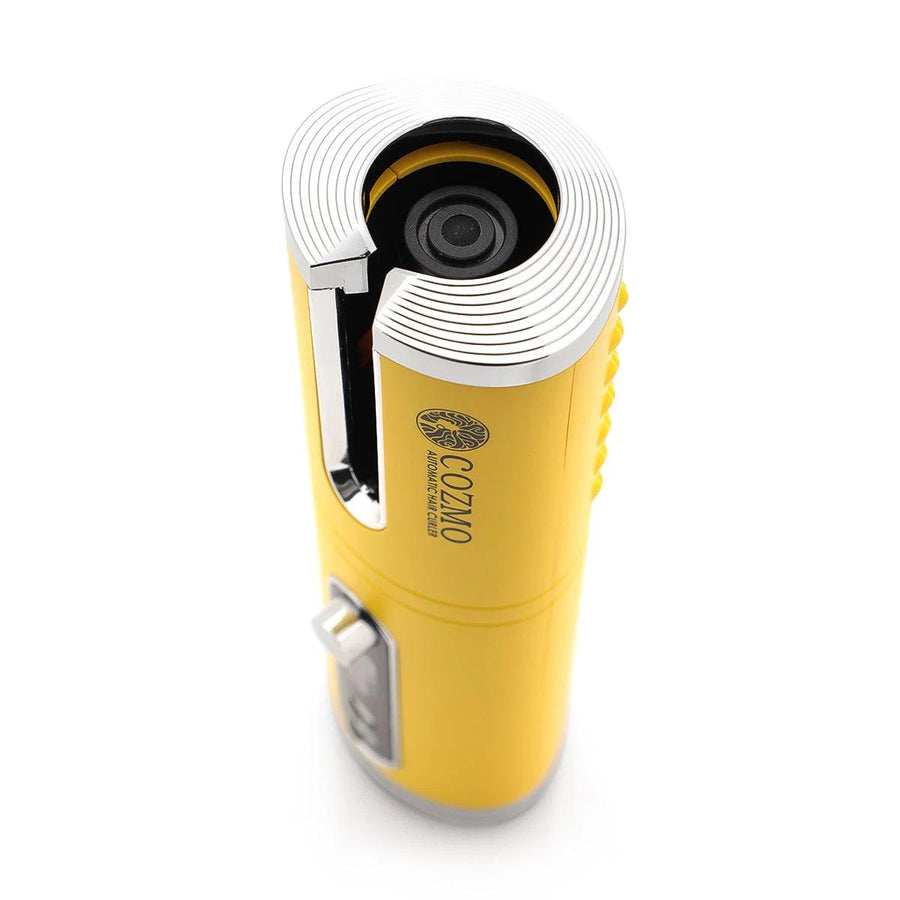 cozmo portable automatic hair curler yellow