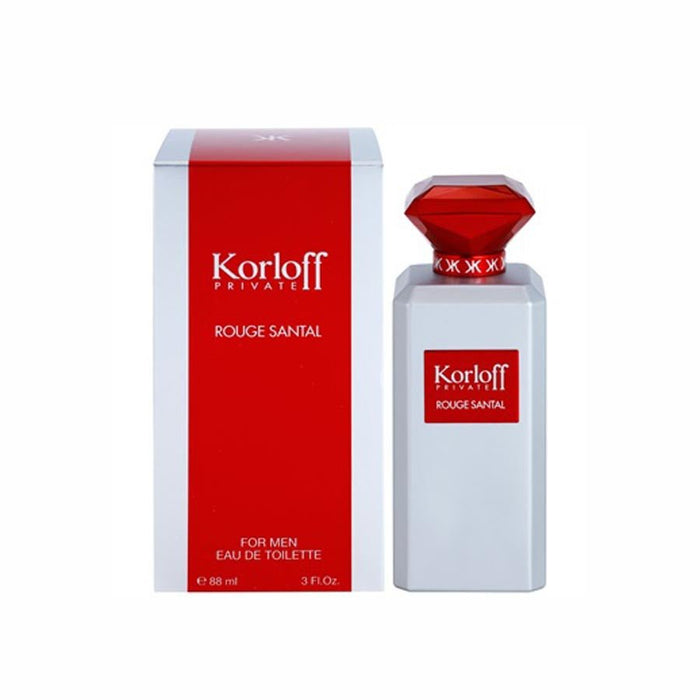 Korloff Private Rouge Santal Men Edt 88ml