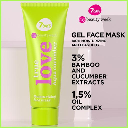 7days my beauty week moisturizing face mask true love 80 ml