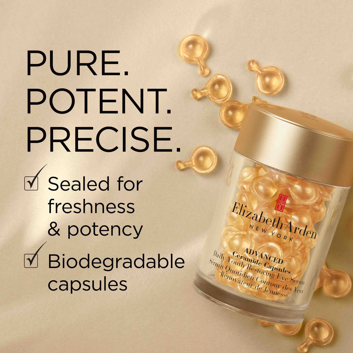 Elizabeth Arden Ceramides Skincare Ceramide Capsules Adv Dly Yth Rstr Eye Serum 10.5ml 60ct - product image 6