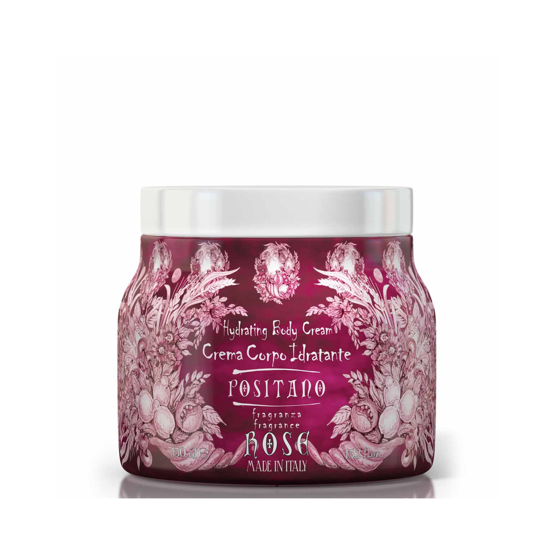 Rudy Positano Rose Hydrating Body Cream 450ml