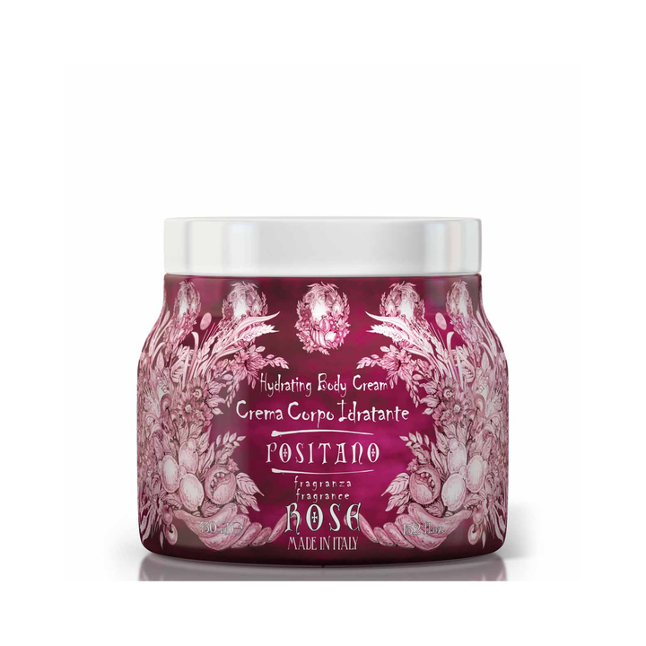 كريم عناية بالبشرة Rudy Positano Rose Hydrating Body - 450 مل
