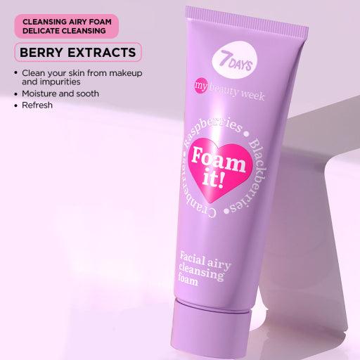 7days my beauty week facial airy cleansing foam foam it 80 ml